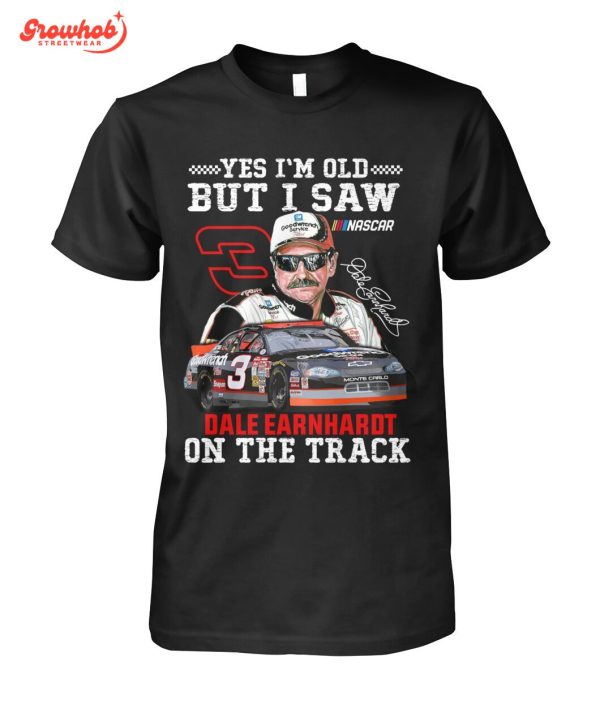 Dale Earnhardt On The Track NASCAR Winston Cup Series Memories T-Shirt
