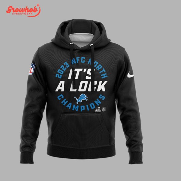 Detroit Lions Champs NFC North Black Hoodie Shirts