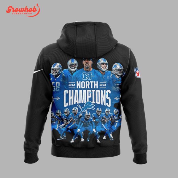 Detroit Lions Champs NFC North Black Hoodie Shirts