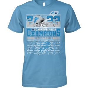Detroit Lions North Champions Fan Celebrating T-Shirt