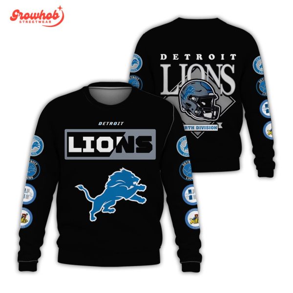 Detroit Lions North Division Black Version Hoodie Shirts