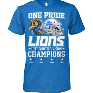Detroit Lions North Division Champions 2023 Hoodie Shirts Blue Version