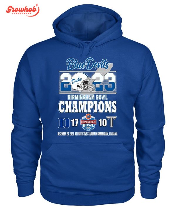 Duke Blue Devils 2023 Birmingham Bowl Champions T-Shirt