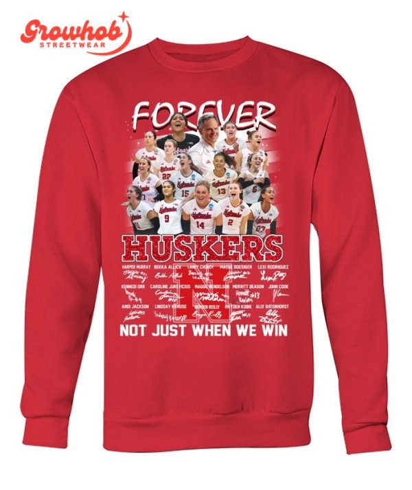 Forever Nebraska Cornhuskers Volleyball Supporter T-Shirt