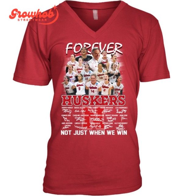 Forever Nebraska Cornhuskers Volleyball Supporter T-Shirt