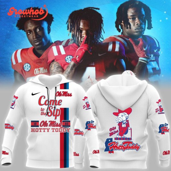 Hotty Toddy Ole Miss Rebels Hoodie Shirts White Version