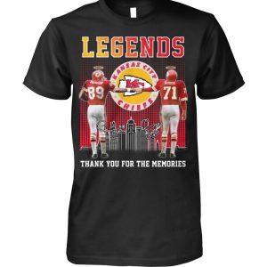 Kansas City Chiefs Legends Ed Budde Otis Taylor T-Shirt