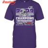 Kansas State Wildcats 2023 Pop Tart Bowl  Champions Fan T-Shirt