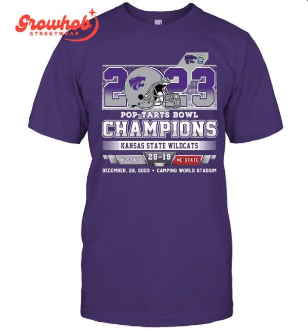 Kansas State Wildcats Beat NC State Pop Tarts Bowl 2023 T-Shirt