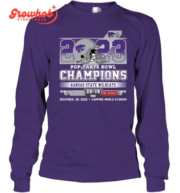 Kansas State Wildcats Beat NC State Pop Tarts Bowl 2023 T-Shirt