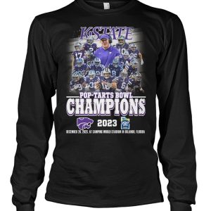 Kansas State Wildcats Pop Tart Bowl  Champions 2023 T-Shirt