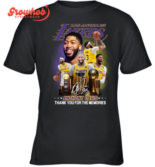Los Angeles Lakers Anthony Davis Thank You T-Shirt