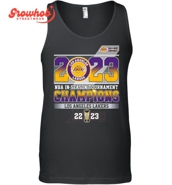 Los Angeles Lakers Basketball 2023 NBA In Season Champions T-Shirt
