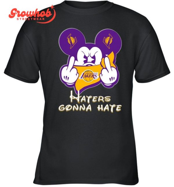 Los Angeles Lakers Disney Mickey Mouse Haters Gonna Hate T-Shirt