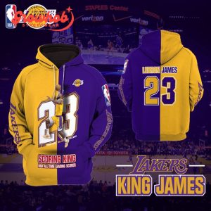 Los Angeles Lakers Lebron James Style Hoodie Shirts