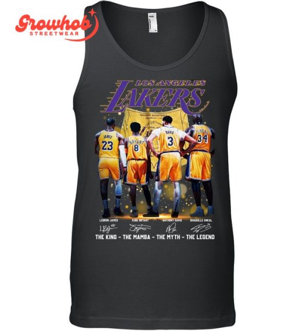 Los Angeles Lakers The King The Mamba The Myth The Legend T-Shirt