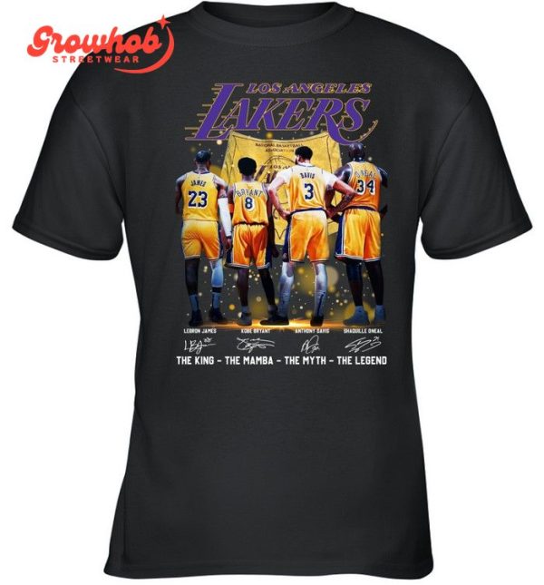 Los Angeles Lakers The King The Mamba The Myth The Legend T-Shirt