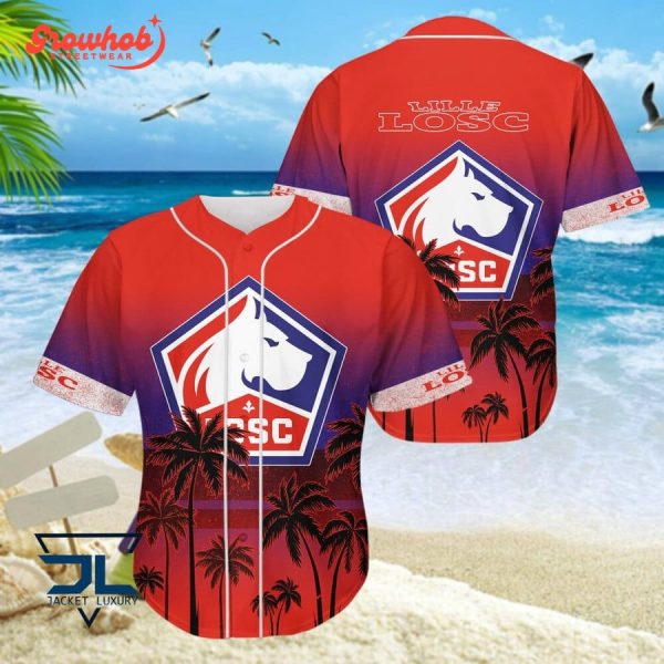 LOSC Lille Soccer Club Baseball Jersey