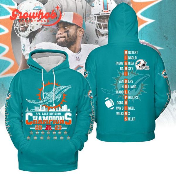 Miami Dolphins AFC East Division Champions 2023 Hoodie Shirts Green