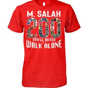 Mohamed Salah Liverpool FC 200 Goals And More Celebration T-Shirt
