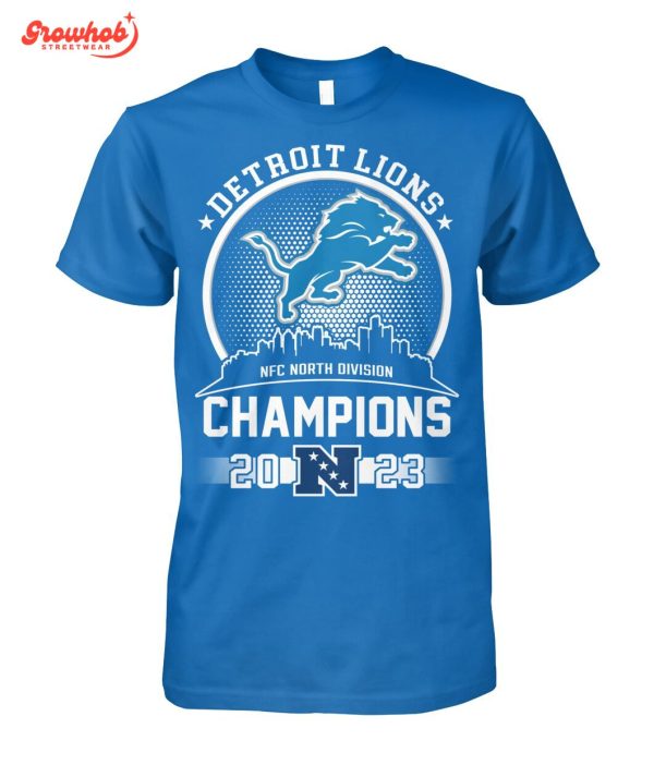 NFC North Champions Detroit Lions T-Shirt