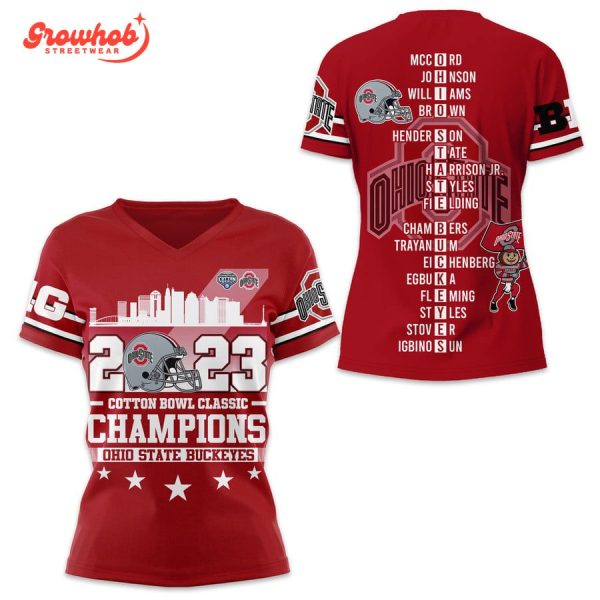 Ohio State Buckeyes Cotton Bowl Classic Champions 2023 Hoodie Shirts