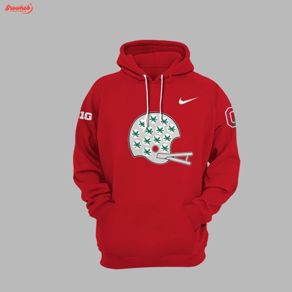 Ohio State Buckeyes Throwback Helmet Hoodie Shirts