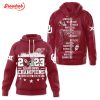 Oklahoma Sooners Alamo Bowl Champions 2023 Hoodie Shirts White