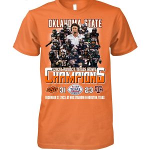 Oklahoma State Texas Bowl 2023 Champions T-Shirt