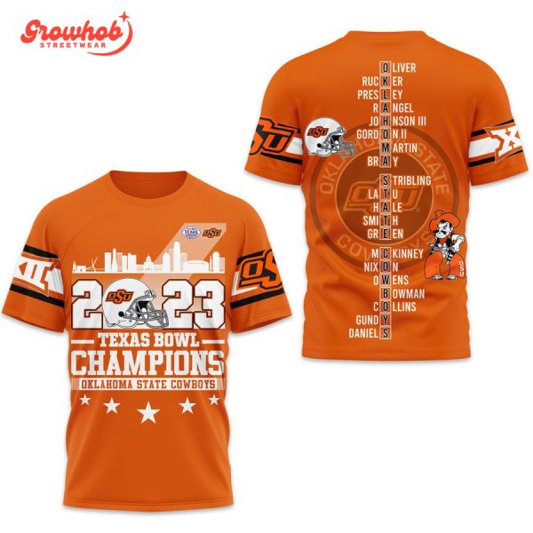 Oklahoma State Cowboys Champions 2023 Orange Version Hoodie Shirts