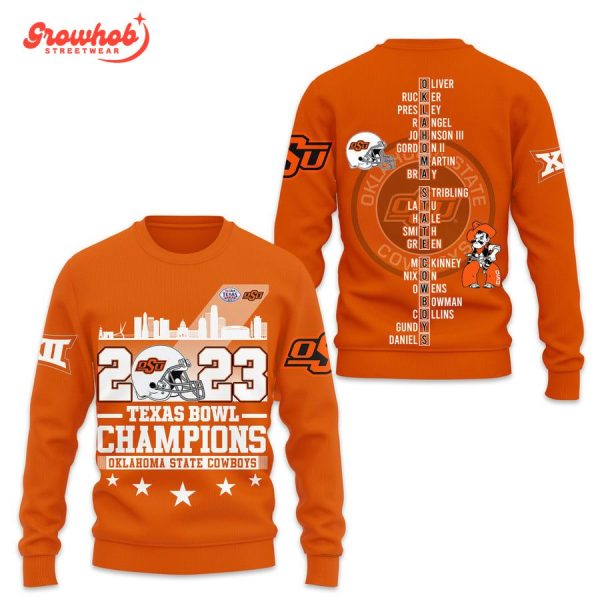 Oklahoma State Cowboys Champions 2023 Orange Version Hoodie Shirts