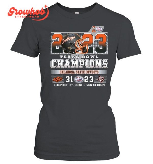 Oklahoma State Texas Bowl 2023 Champions T-Shirt