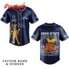Penn State Nittany Lions White Design Personalized Baseball Jersey