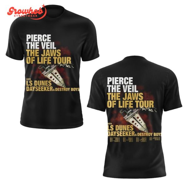 Pierce The Veil The Jaws Of Life Tour T-Shirt