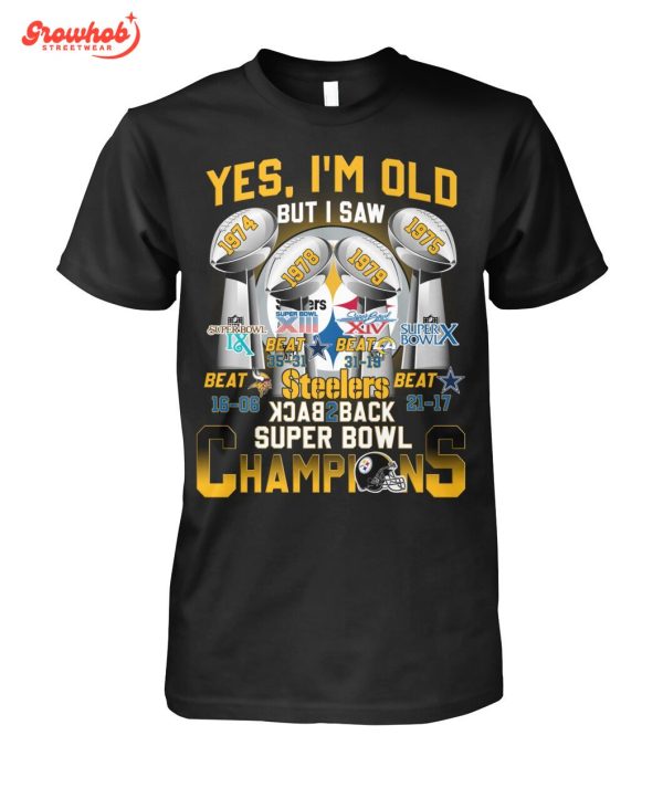 Pittsburgh Steelers Back To Super Bowl Champions 2023 T-Shirt
