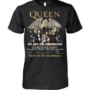 Queen We Are The Champions 55th Anniversary T-Shirt