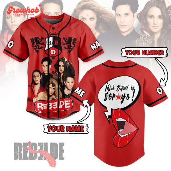 Rebelde RBD Tour 2023 Memories Personalized Baseball Jersey