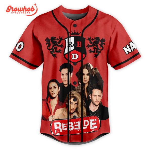 Rebelde RBD Tour 2023 Memories Personalized Baseball Jersey