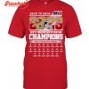 San Francisco 49ers Back2Back 2023 Champions T-Shirt