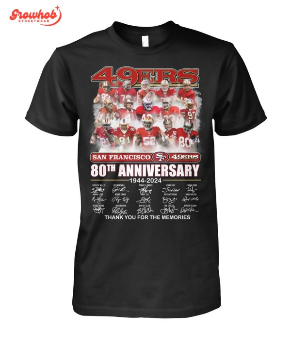 San Francisco 49ers 80th Anniversary Proud Of Niners T-Shirt