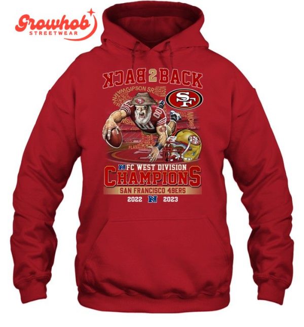 San Francisco 49ers B2B NFC West Division Champions 2023 Victory T-Shirt