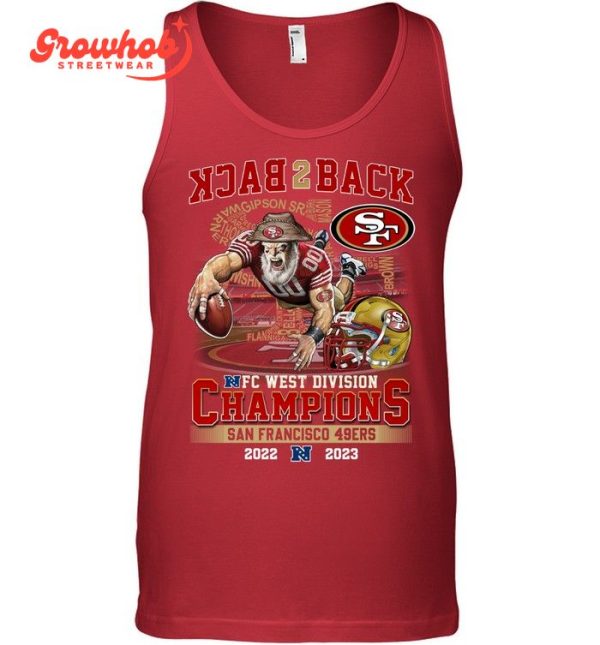 San Francisco 49ers B2B NFC West Division Champions 2023 Victory T-Shirt