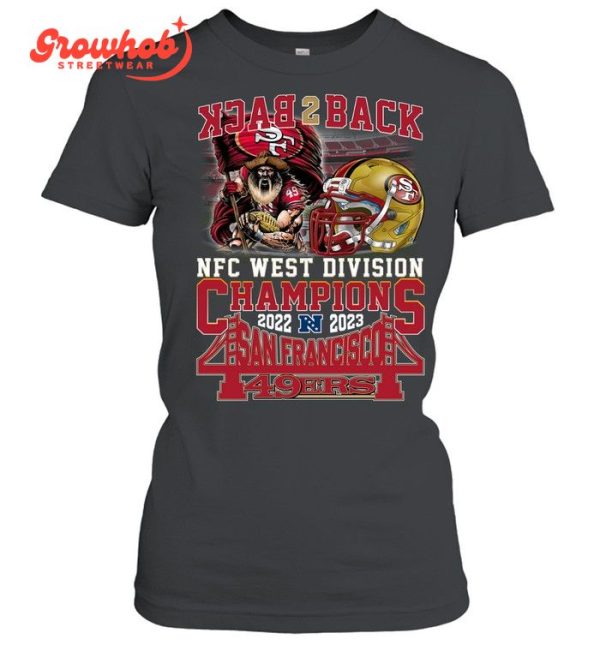 San Francisco 49ers Back2Back 2023 Champions T-Shirt