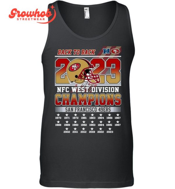 San Francisco 49ers NFC West Champions 2023 T-Shirt