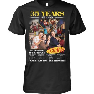 Seinfeld Sitcom 35 Years Of Memories T-Shirt