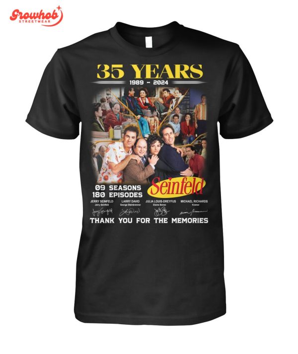 Seinfeld Sitcom 35 Years Of Memories T-Shirt