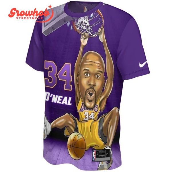 Shaquille O’Neal Los Angeles Lakers Hoodie T-Shirt