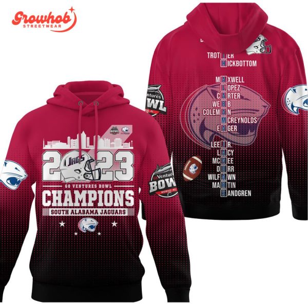 South Alabama Jaguars 2023 Champions Mixed Version Hoodie Shirts