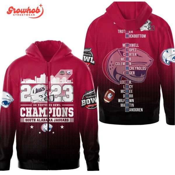 South Alabama Jaguars 2023 Champions Mixed Version Hoodie Shirts