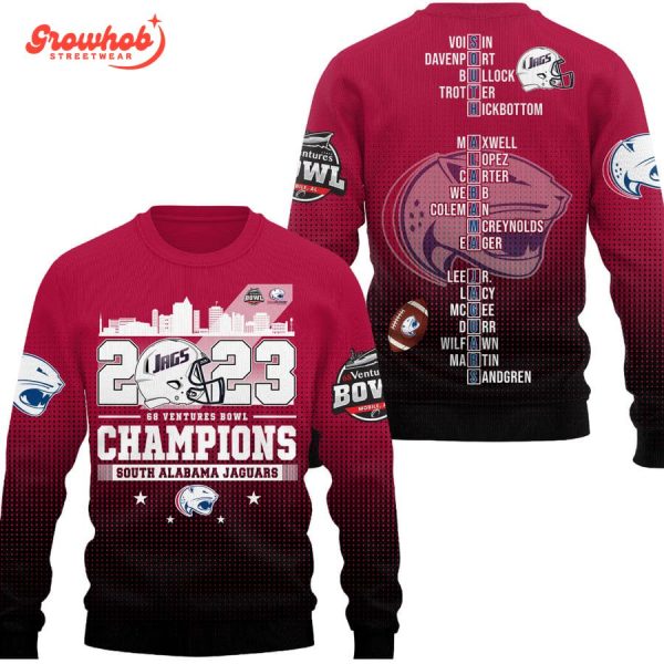 South Alabama Jaguars 2023 Champions Mixed Version Hoodie Shirts